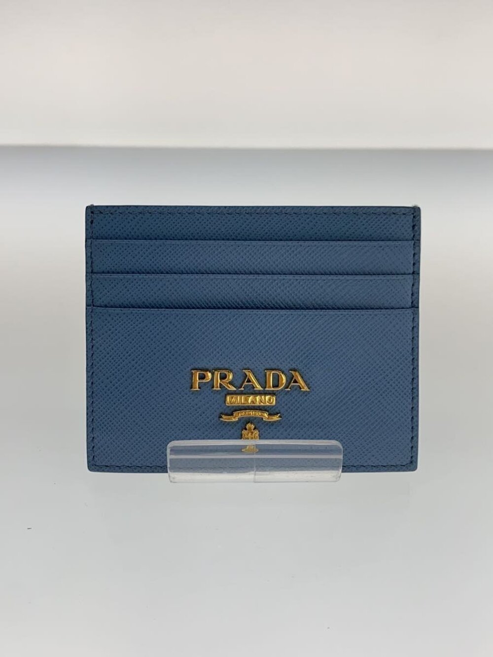Prada Card Case Wallet Blue